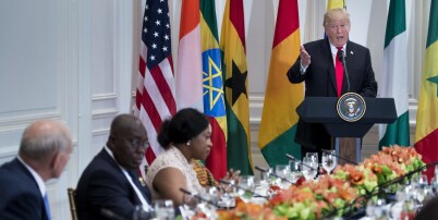 Trump takket og hyllet «Nambia» foran afrikanske ledere. Det er bare ett problem
